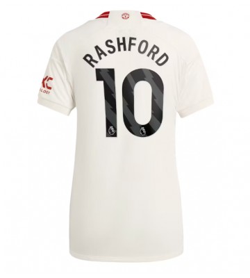 Manchester United Marcus Rashford #10 Alternativní Dres pro Dámy 2023-24 Krátkým Rukávem